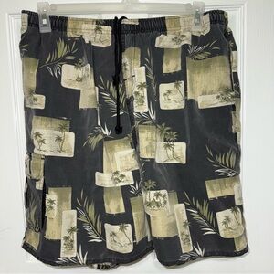 KAYLUA BAY Swim Trunks Shorts Kaanapali Beach Elastic Waist Mesh Liner Size XXL
